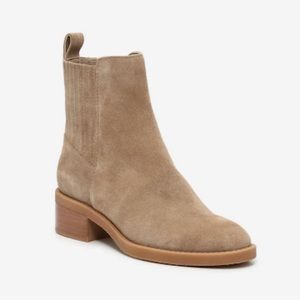 DOLCE VITA Farlin Chelsea Bootie Taupe Size 9 1/2 Suede Boots- Women’s